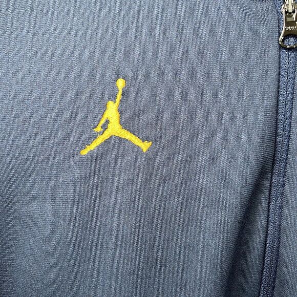 Michigan Wolverines Nike Air Jordan 1/4 Zip Pullover Mens Small Blue Block M - Picture 6 of 12